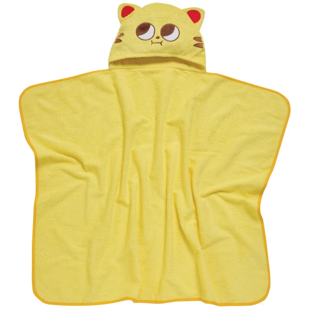 Κάπα Με Κέντημα Βαμβακερή 70x90εκ. Bath 4947 Κίτρινη Das Baby