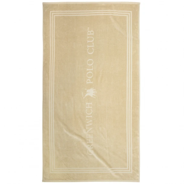 Πετσέτα Θαλάσσης Βαμβακερή 90x170εκ. Essential 4062 Ιβουάρ Greenwich Polo Club