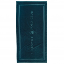 Πετσέτα Θαλάσσης Βαμβακερή 90x170εκ. Essential 4067 Μπλε Greenwich Polo Club