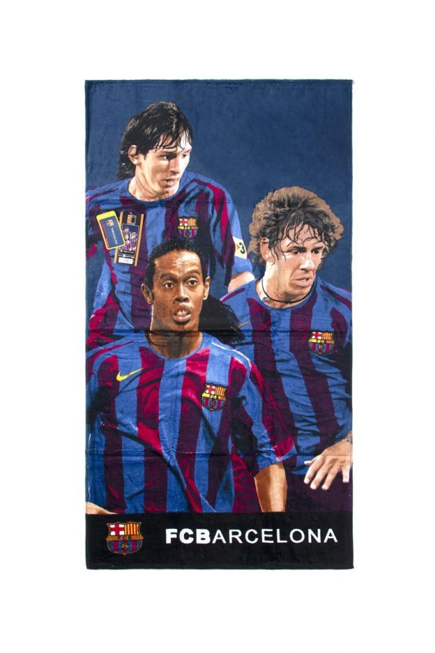 Πετσέτα Θαλάσσης Βαμβακερή Βελουτέ 75x150εκ. Barcelona Vintage 03 Dimcol