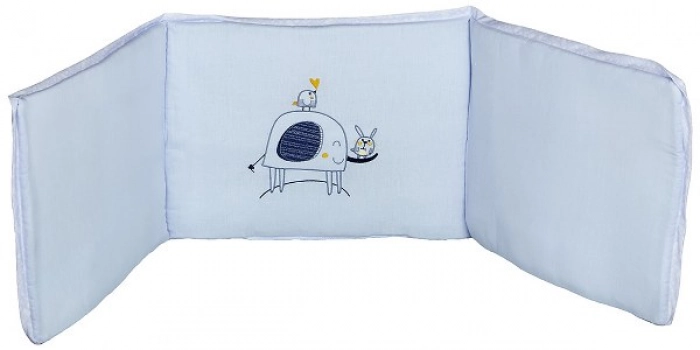 Πάντα Λίκνου Βαμβακερή 32x126εκ. Elephant Σιέλ 75222