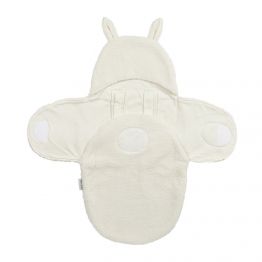 Meyco Wrap Κουβερτούλα Teddy για τη βόλτα Rabbit Natural MEY-296.241.76.00