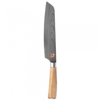 Μαχαίρι Nakiri Ανοξείδωτο-Ξύλινο Bergner 20εκ. BG04167000