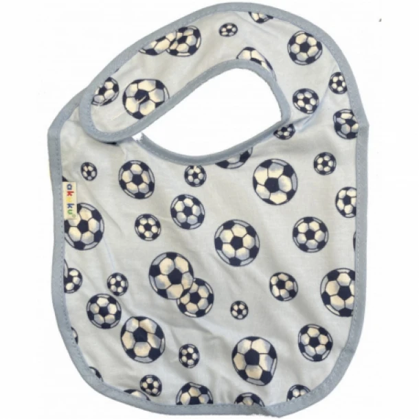 Σαλιάρα Αδιάβροχη Βαμβακερή Mε Velcro Ποδόσφαιρο akuku A1300