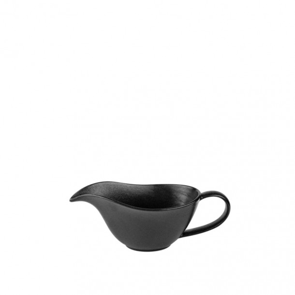 Σαλτσιέρα Stoneware Μαύρη Lava 20x8,5x8εκ./250ml ESPIEL NOL131K2
