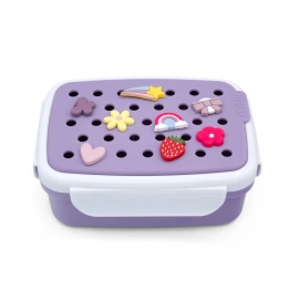 Φαγητοδοχείο Με Charms Bento Μωβ Melii MEL27630