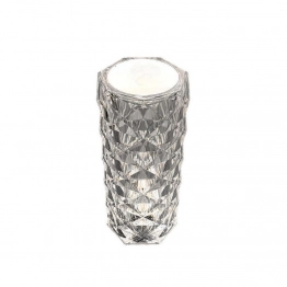 Επιτραπέζιο Φωτιστικό Επαναφορτιζόμενο Ακρυλικό Stalagmite Oriana Ferelli 26εκ. WL040TRANS