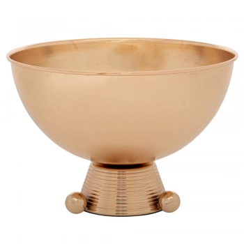 Μπωλ Διακοσμητικό Μεταλλικό Χρυσό Φ31x21εκ. iliadis 88367