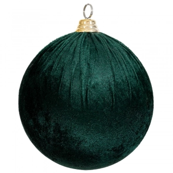 Χριστουγεννιάτικη Μπάλα Βελούδινη Κυπαρισσί 30εκ. iliadis 90622