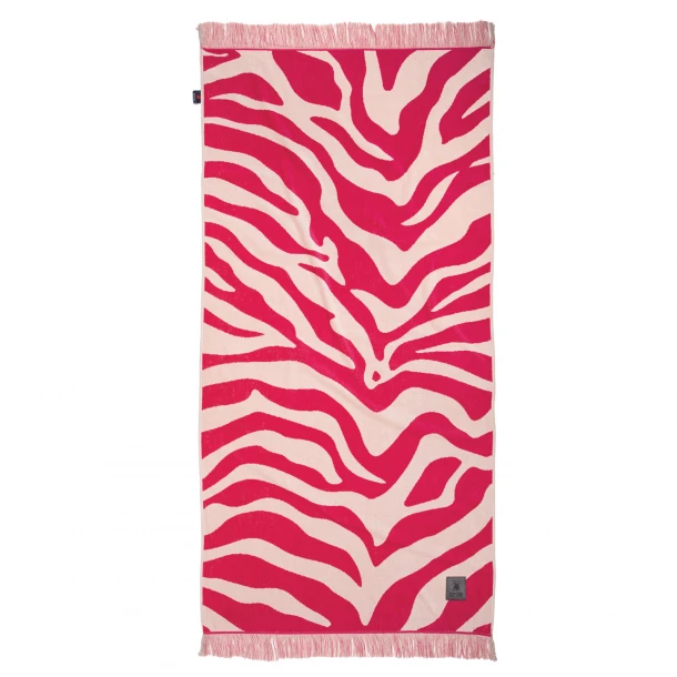 Πετσέτα Θαλάσσης Βαμβακερή 90x180εκ. Essential 5200 Magenta-Taupe Greenwich Polo Club