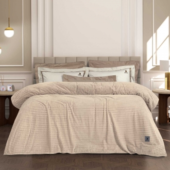Κουβέρτα Fleece Μονή 160x220εκ. Essential 3448 Ιβουάρ Greenwich Polo Club
