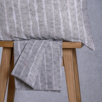 Σετ Σεντόνι Με 1 Μαξιλαροθήκη Polycotton Ημίδιπλο Με Λάστιχο 120x200+32εκ. Kai Grey Casual Line Mini Melinen 20006040
