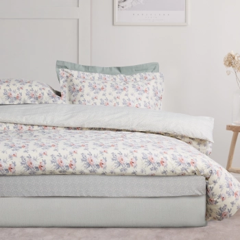 Σετ Σεντόνια Polycotton Υπέρδιπλα Με Λάστιχο 170x200+35εκ. Casual 5442 Grey-Ivory Das Home