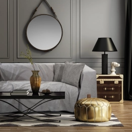 Ριχτάρι Microchenille-Polar Fleece Τριθέσιος 180x300εκ. Premium 2733 Γκρι Greenwich Polo Club