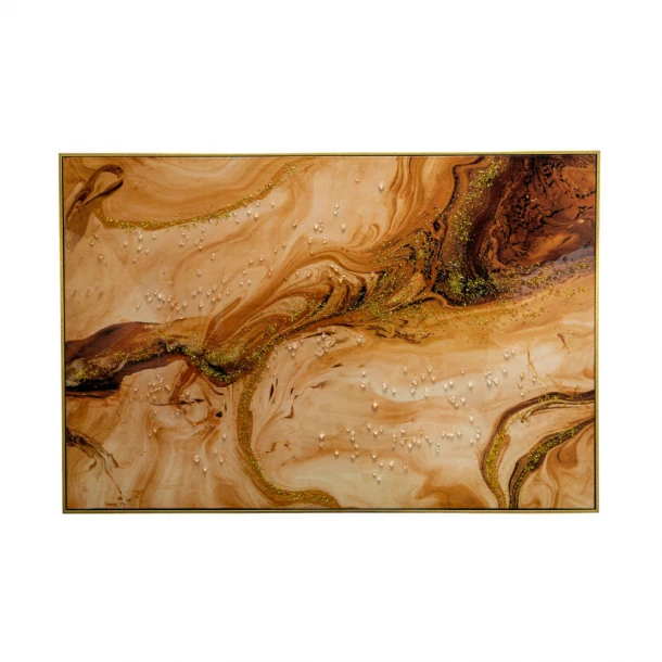 Πίνακας Σε Καμβά Με Κορνίζα Γυαλιστερός 122x4,5x82εκ. Zen Collection 25.11.48851