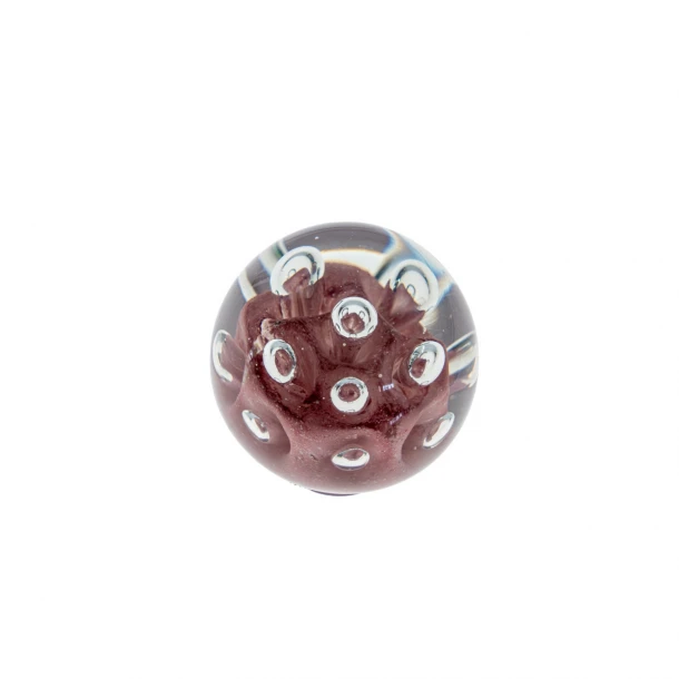 Διακοσμητική Μπάλα Χειροποίητη Φυσητό Γυαλί Ροζ Δ8εκ. Zen Collection 23.49056
