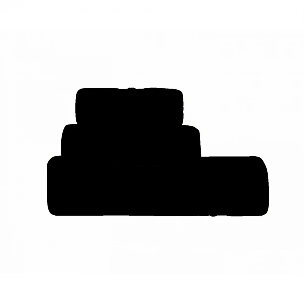 Πετσέτα Βαμβακερή Προσώπου 50x90εκ. Dove 2 Black Makis Tselios