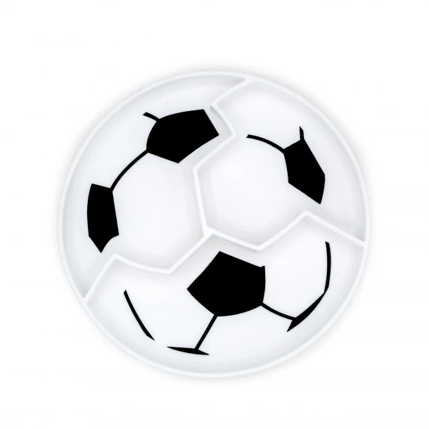 Πιάτο Σιλικόνης Με Βεντούζα Soccer Melii MEL17810