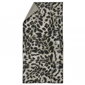 Πετσέτα Θαλάσσης Microfiber 80x170εκ. Essential 5205 Black-Taupe Greenwich Polo Club