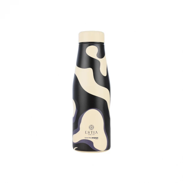 Θερμός-Μπουκάλι Ανοξείδωτο Flask Bold Drift Save The Aegean Estia 500ml-7x7x22,3εκ. 01-31640