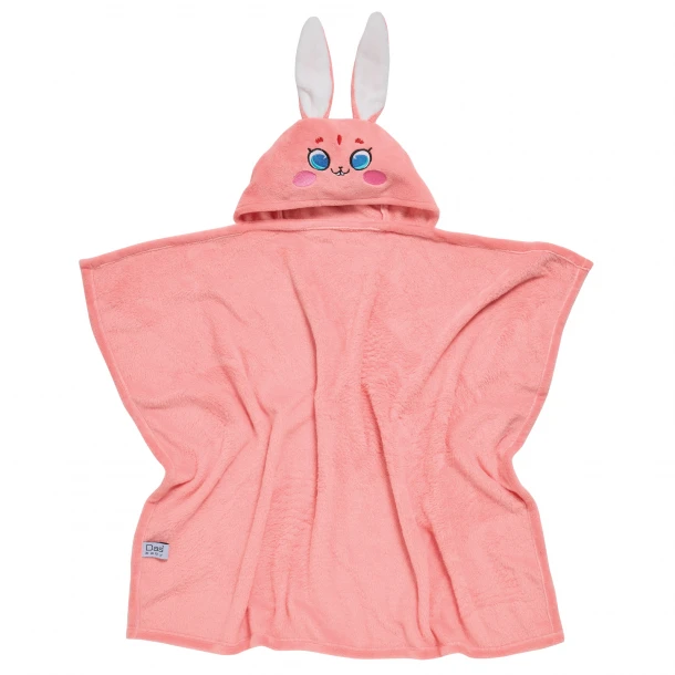 Κάπα Με Κέντημα Polyester 70x90εκ. Bath 4944 Ροζ Das Baby