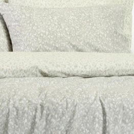 Ζεύγος Μαξιλαροθήκες Polycotton 50x70εκ. Leo Aqua-Grey Casual Line Melinen 20005351