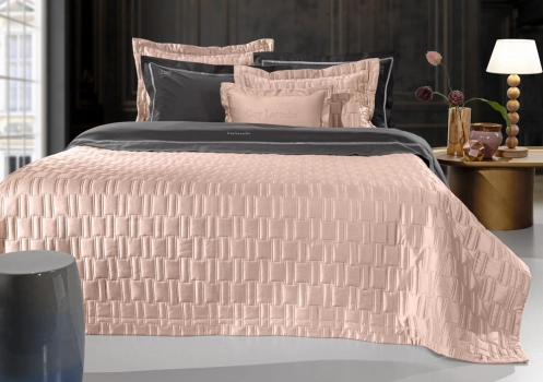 Σετ Κουβερλί Microsatin King Size 240x250εκ. Brick Old Pink Guy Laroche