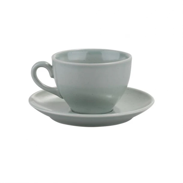 Σετ Φλυτζάνια Τσαγιού 6τμχ Πορσελάνης Mint Matte Moderna Kutahya 200ml KXLMCT720162