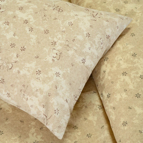 Ζεύγος Μαξιλαροθήκες Polycotton 50x70εκ. Demi Choco Casual Line Melinen 20006339