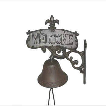 Καμπανάκι Πόρτας Μαντεμένιο Καφέ 22x4x26εκ. ESTHETI 819-00723