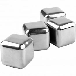 Σετ 4τμχ Ανοξείδωτα Παγάκια Επανχρ/να Metaltex 16-253504