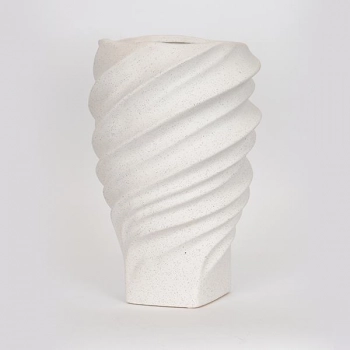 Βάζο Κεραμικό Λευκό 20x20x31εκ. ESTHETI 752-20297