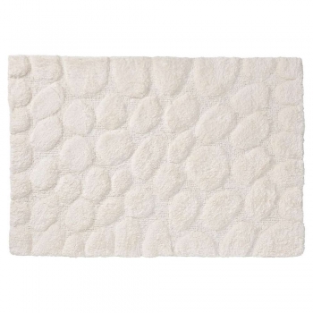 Ταπέτο Μπάνιου Βαμβακερό 60x90εκ. Pebbles Ivory Sealskin 294413610