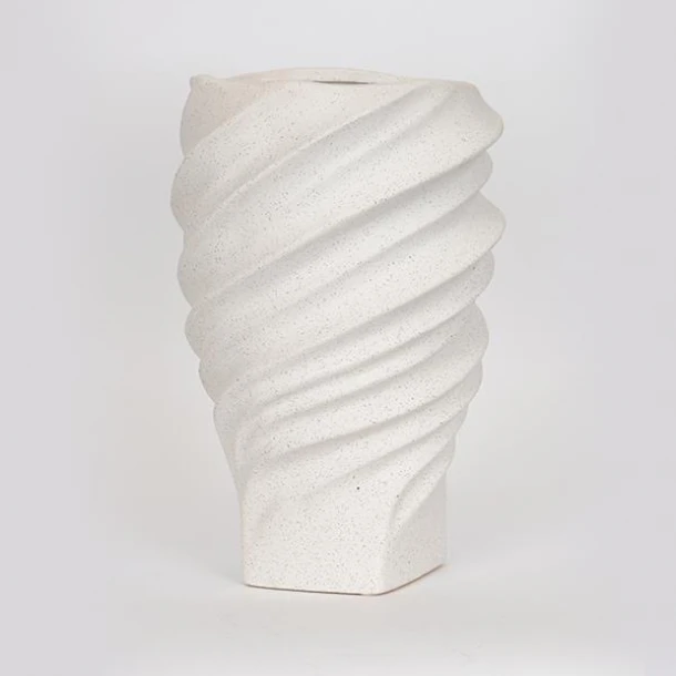 Βάζο Κεραμικό Λευκό 20x20x31εκ. ESTHETI 752-20297