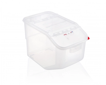 Δοχείο Στερεών Τροφίμων Αεροστεγές Πλαστικό Διάφανο 50ltr-56x34x40εκ. Araven AR00000918