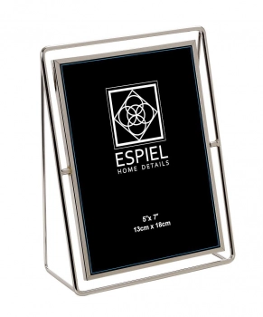 Κορνίζα Μεταλλική Ασημί 16x1,5x21εκ. ESPIEL FAM301