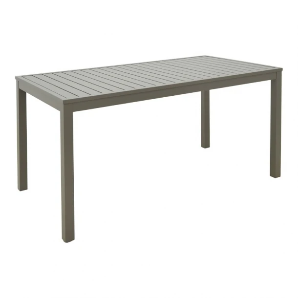 Τραπέζι Kliton pakoworld αλουμίνιο σε σαμπανιζέ απόχρωση 150x80x74εκ