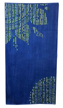 Πετσέτα Θαλάσσης Βαμβακερή Βελουτέ Ζακάρ 85x160εκ. Design 4 Komvos Home 7088885-25