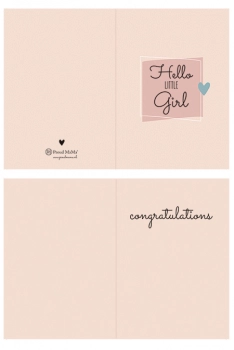Ευχετήρια Κάρτα Γέννησης Pink Proud mama PM-600
