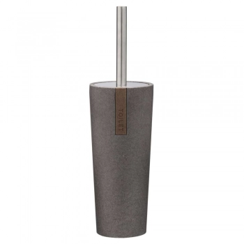 Πιγκάλ Τουαλέτας Polyresin 9,7x35εκ. Pierra Grey Sealskin 361870514