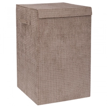 Καλάθι Απλύτων Υφασμάτινο Κρεμ 35x35x55εκ. iliadis 93031