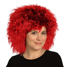 Περούκα Κόκκινη Σγουρή Περμανάντ Carnavalista 3-2704