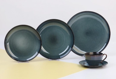 Σερβίτσιο Φαγητού Σετ 18τμχ Reactive Glaze Stoneware PortoFino CRYSPO TRIO 25.052.18