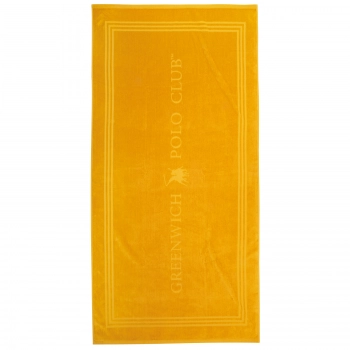 Πετσέτα Θαλάσσης Βαμβακερή 90x170εκ. Essential 4065 Κίτρινη Greenwich Polo Club