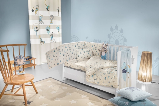 Σετ 3τμχ Βρεφική Προίκα Βαμβακερή Enjoy Sky Saint Clair