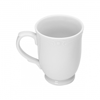 Κούπα Πορσελάνης Ανάγλυφη White Athenee Estia 340ml 07-13523