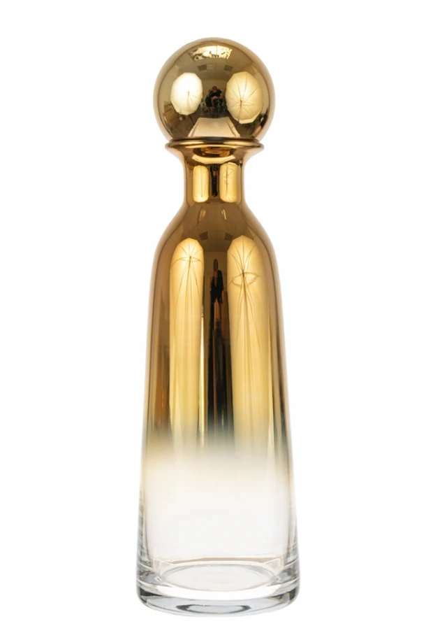 Καράφα Χειροποίητη Φυσητό Γυαλί Χρυσή 12,5x42,5εκ. Zen Collection 24.11.50560