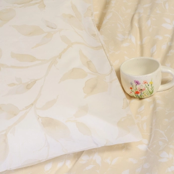 Ζεύγος Μαξιλαροθήκες Βαμβακερές 50x70εκ. Pearl Beige Ultra Line Melinen 20005841