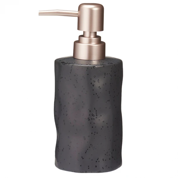 Ντισπένσερ Stoneware 300ml 9x7,3x17,5εκ. Black 6U MRShome 0095004