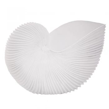 Διακοσμητικό Επιτραπέζιο Λευκό Κοχύλι 41x24x27,5εκ. iliadis 92344